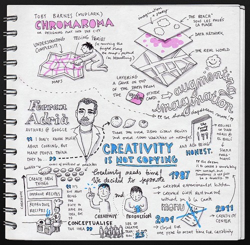 Ferran Adria talking about Creativity @ Authors at Google